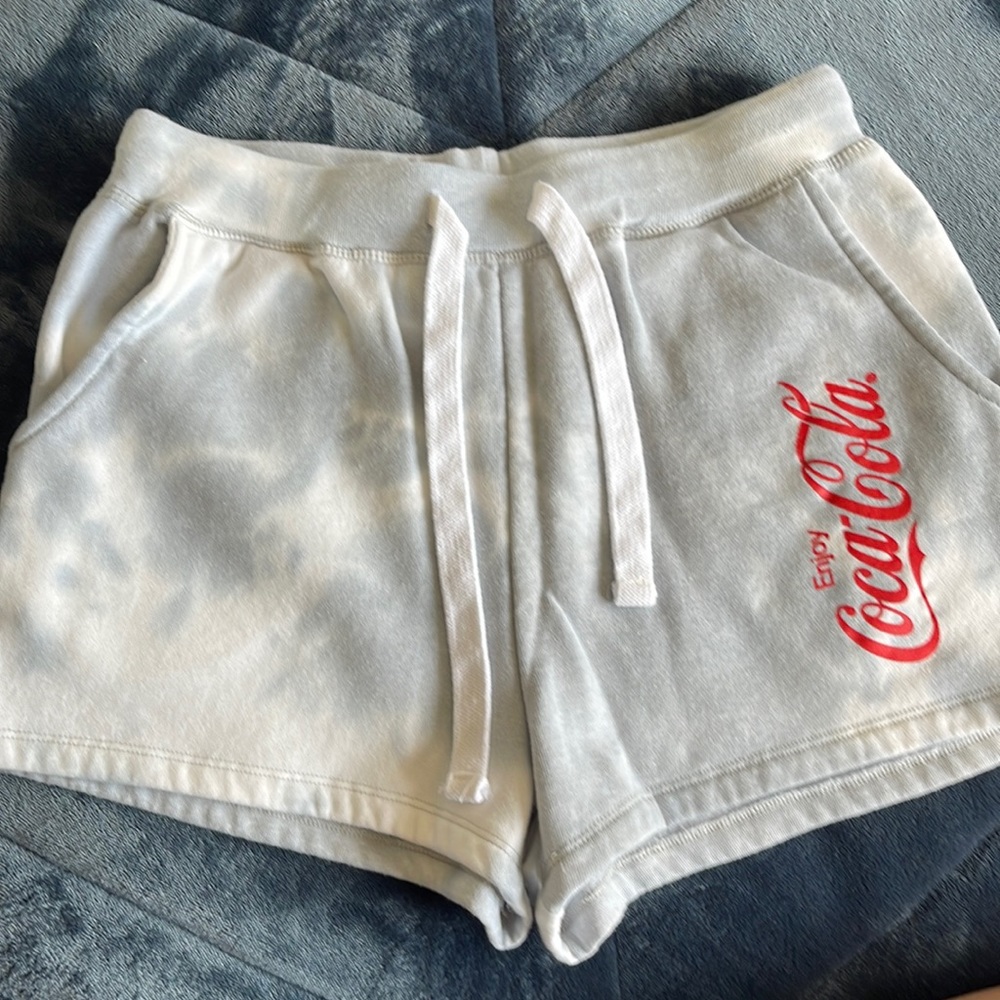 Woman’s tie dye Coca Cola 🩳 shorts